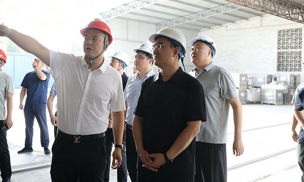 河南新腾飞铸钢有限公司(简称河南新腾飞铸钢)_新乡市工信局领导莅临河南新腾飞帮扶指导“三规范一提升”专项工作